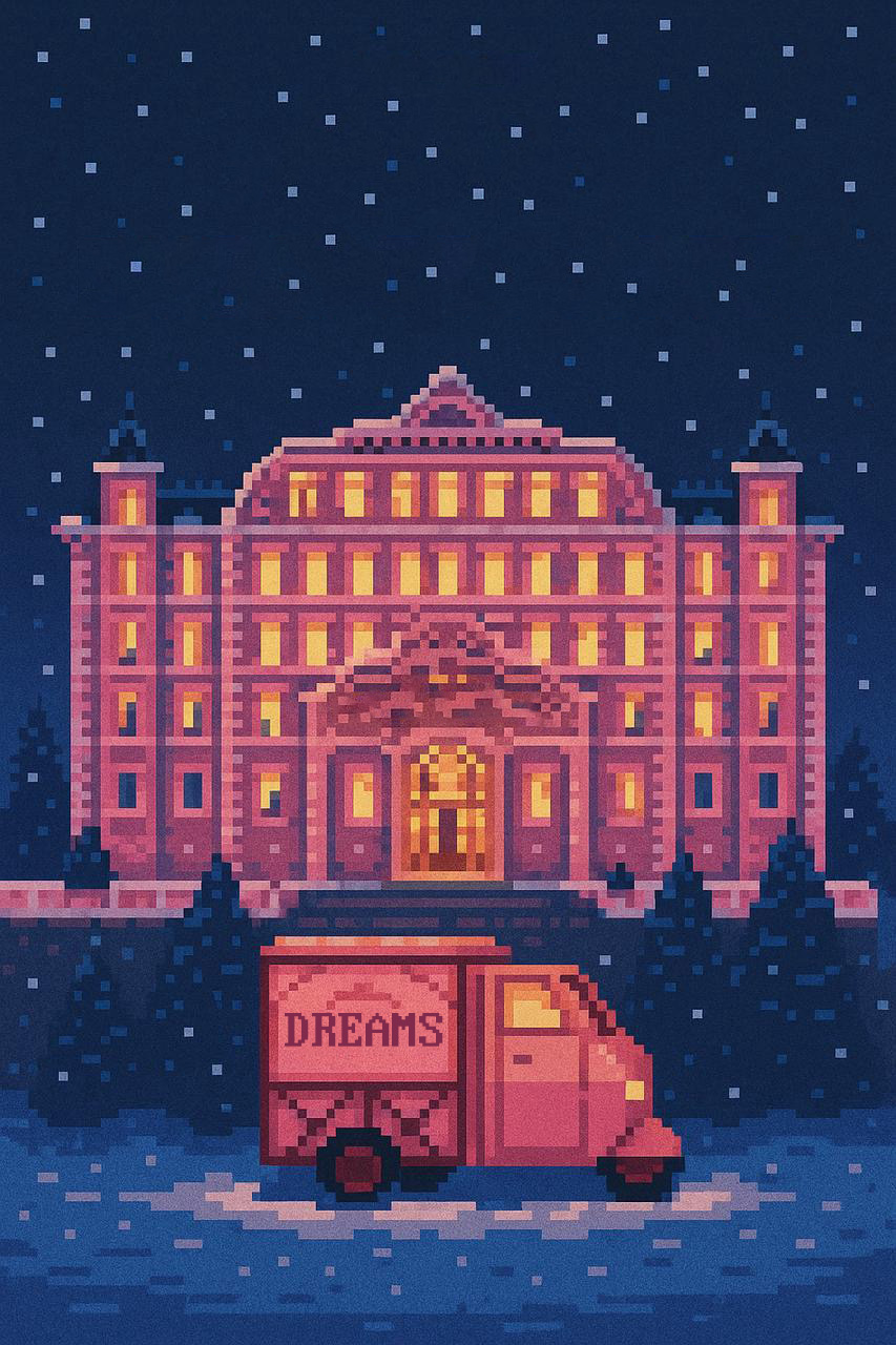 布达佩斯大饭店夜景